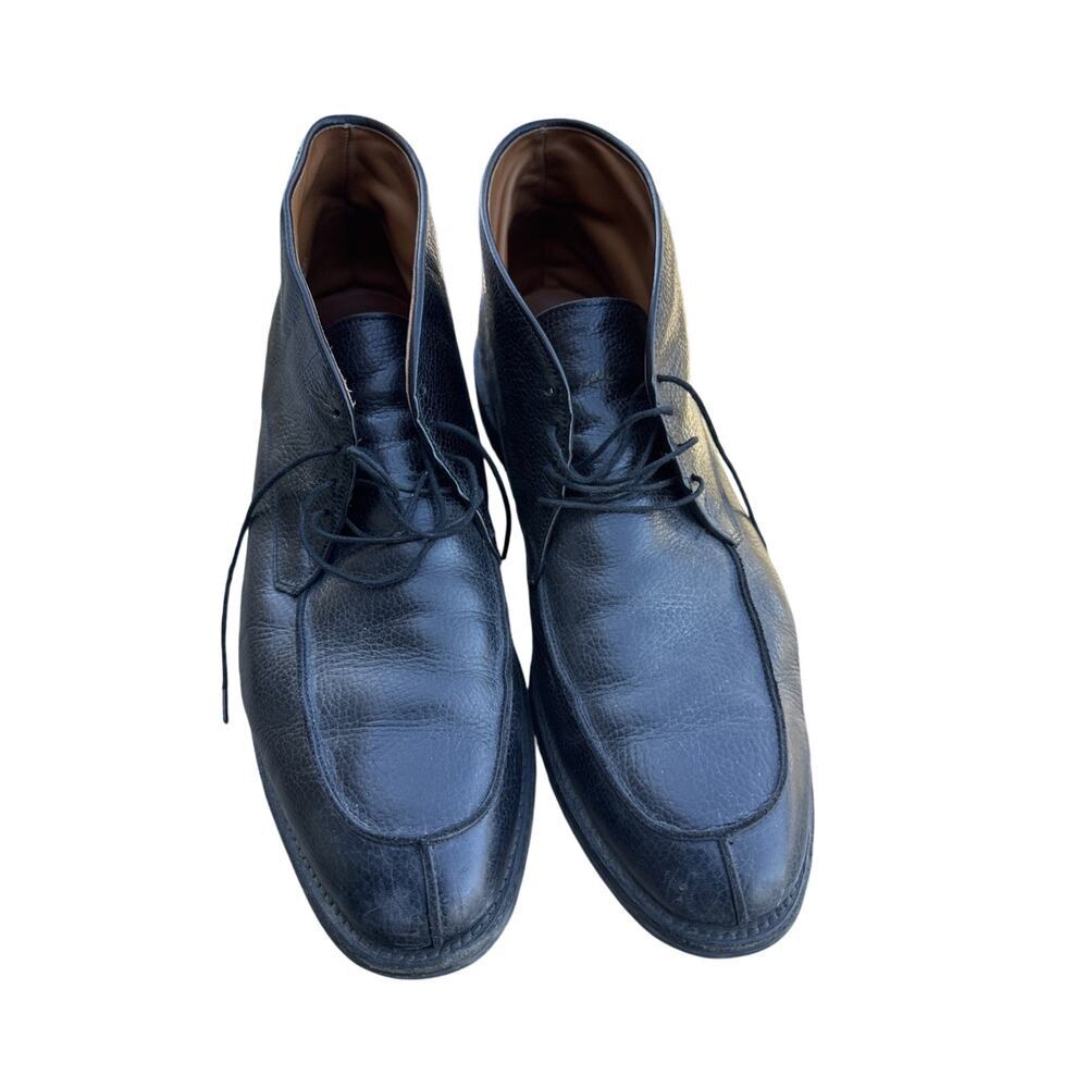 Allen Edmonds Worthington Chukka Boots 15 D MENS Black Ankle Boots Lace Up Shoes